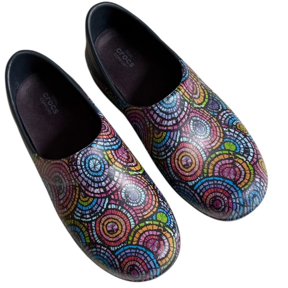 EUC CROCS Neria Pro Il Clogs Mosaic Size 9 - Picture 2 of 9